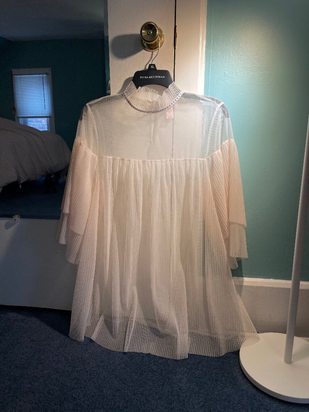 Victoria's Secret Loose Flowy Sheer Nightgown Overshirt Size M